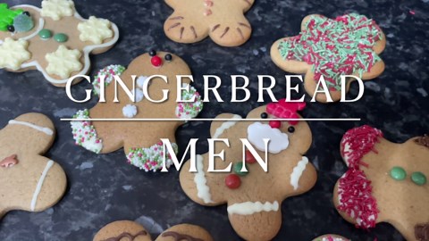 Simple gingerbread men recipe for holiday baking