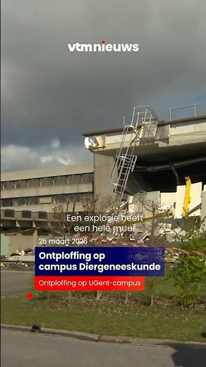 Methaanontploffing op UGent‑campus Diergeneeskunde in Merelbeke‑Melle