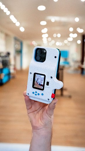 Unnecessary Inventions on Instagram: "I turned a $12 toy camera into a digital camera iPhone case for the perfect camera aesthetic for any situation. #unnecessaryinventions"