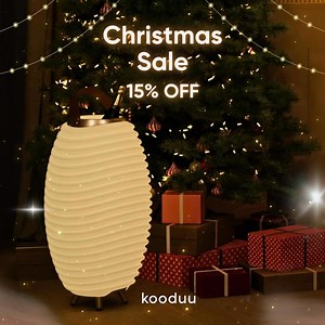 Ambient lamp. Bluetooth speaker. Built-in cooler for wine and drinks. Synergy does it all — elegantly. A perfect companion for Christmas nights. Take 15% OFF with XMAS15. | Kooduu