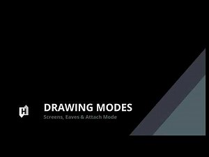 Hero Energy Rating Software - Drawing Modes: Screens & Eaves