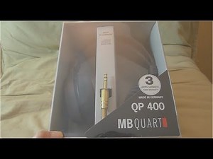 MB Quart QP-400 Headphones Unboxing