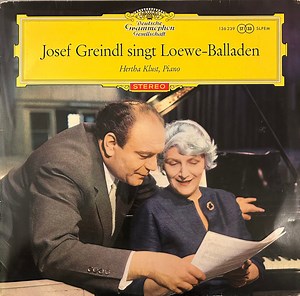 Josef Greindl, Hertha Klust - Josef Greindl Singt Loewe-Balladen