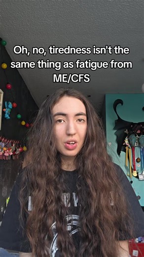 note: not everyone with me/cfs experiences periodic paralysis, but even the baseline symptom of fatigue that comes with ME/CFS is not something everyone experiences. ME/CFS is incredibly debilitating no matter what severity (although levels of disability are different with each severity!), normal tiredness that everyone experiences typically isn't disabling #mecfs #chronicillness #disabled #chronicillnessawareness #invisibleillness