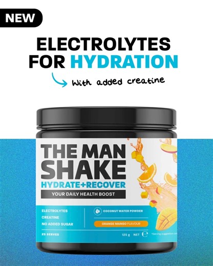 1.4K views | Staying properly hydrated is super important when it comes to losing weight as your body needs water to function properly. Our delicious Hydrate + Recover also tastes great so you can swap out your sugary soda drinks too, Win win. | The MAN Shake | Facebook