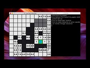 D* lite algorithm visualization