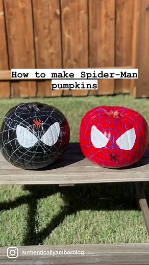 Spider-Man Halloween Pumpkin Decorating Ideas