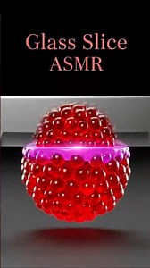Glass Myrica Rubra Slice — Ultra Realistic ASMR