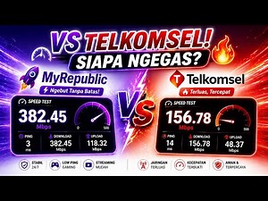 MyRepublic 200 Mbps vs. Telkomsel Speed ​​Test | Which is Faster in 2026?
