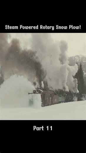 Steam Powered Rotary Snow Plow! #powered #steam #rotary #snow #plow