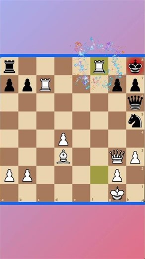 Rook & Queen Sacrifice… but ROOK MATES! 🤯♟️ #chess #chessshorts #rook #games #siciliandefense
