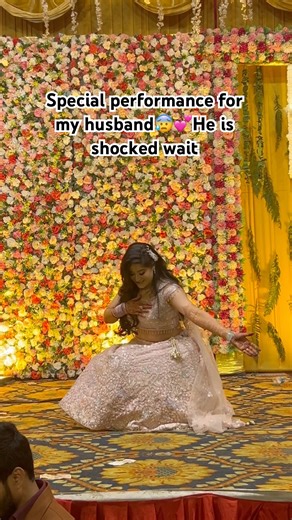 Surprise performance for My husband🥹🥰