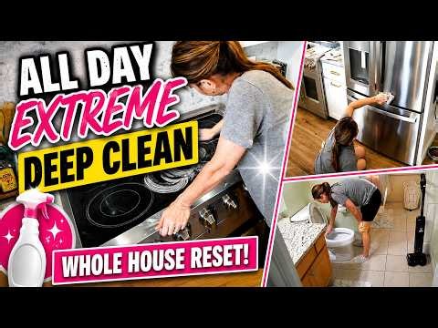 ALL DAY EXTREME DEEP CLEAN 2026 | Cleaning My Entire House in 1 Day