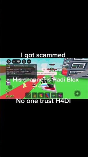 I got scammed by ‪@HadiBlox-22‬ watch stream thé one he made on Christmas Eve #sab #roblox #gaming