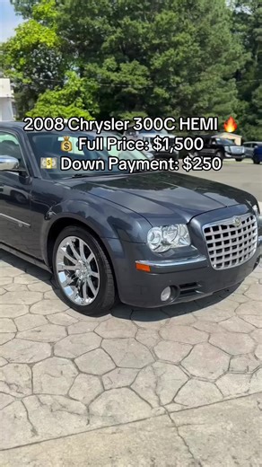🚨 JUST IN 🚨 2008 Chrysler 300C HEMI 🔥 Only 24,000 Miles ‼️ 💰 Full Price: $1,500 💵 Down Payment: $250 ✅ Financing Available ✅ Clean & Well Maintained ✅ Powerful 5.7L HEMI V8 ✅ Luxury Interior ✅ Smooth Ride This low-mileage 300C HEMI won’t last long! Strong engine, clean body, and ready for the road 💪 📩 DM now to secure it before it’s gone! #chrysler #chrysler300c #chryslerhem
