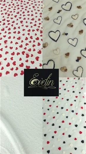 💘 Îndrăgostește-te de detalii! Țesături cu inimioare, doar bune de cusut povești în luna iubirii. 👉https://evelintextile.ro/ | Evelin Textile