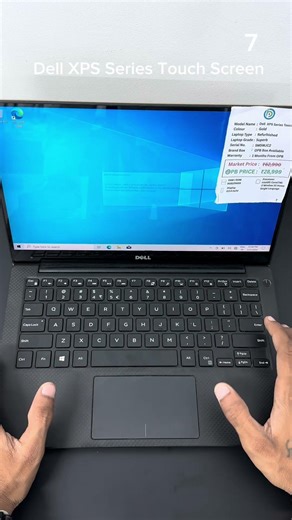 Dell XPS Series Touch Screen 8+256GB Gold, Superb, Code - 7 #laptop