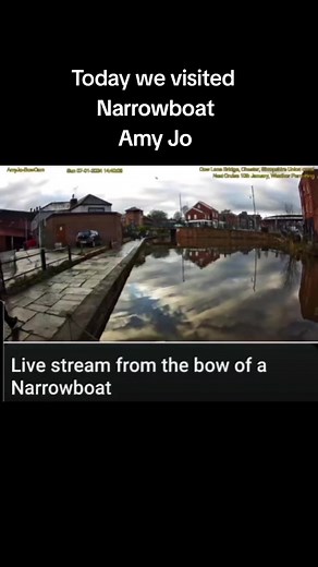 Love watching Life Onboard AmyJo on their YouTube live stream. Today we went to visit narrowboat Amy Jo ❤️ #lifeonboardamyjo #narrowboat #Chester | Loose Ladies