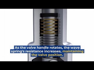 Wave Spring in a Sliding Gate Valve | Application Spotlight Snippet