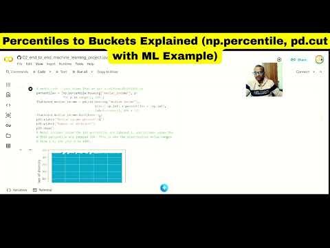 Percentiles to Buckets Explained (np.percentile, pd.cut with ML Example)