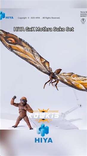Hiya Suko is finally here, can’t wait🔥#hiyatoys #mothra #suko #gxk #monsterverse #actionfigures