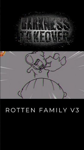 Rotten family v3 🔥 #fnf #darknesstakeover #shorts