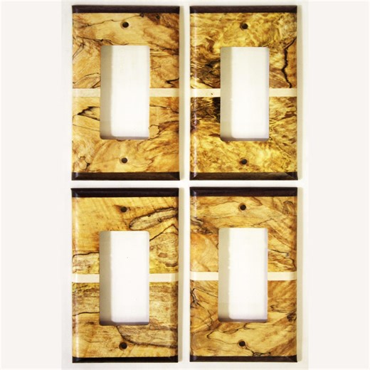 Custom Set Figured Maple Rockers - Etsy