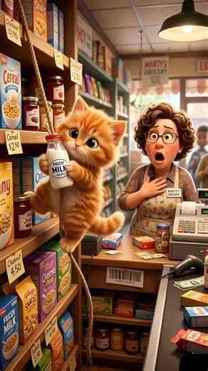 Everyone Thought This Kitten Stole Milk… But The Truth Is Heartbreaking 🐱🥛❤️