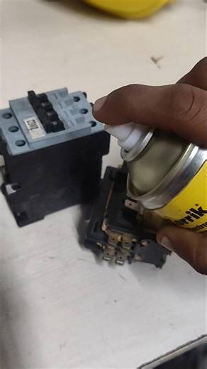 contactor cleaning hvac 🪛🔧#airconditioner