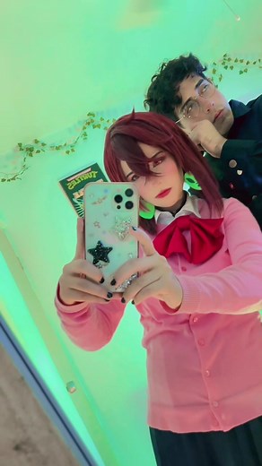 Empowering Cosplay: Okarun and Momo Transformation