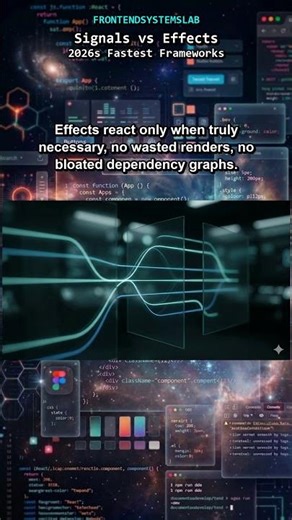 Signals vs Effects_2026's Fastest Frameworks #coding #programming #webdevelopment #ai