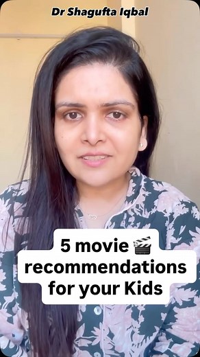 Dr. Shagufta Iqbal | 🎬✨ 5 kid-friendly movies that are fun, safe & full of lessons! Perfect for family movie night. 🍿👨‍👩‍👧‍👦 👉 Which one is your child’s... | Instagram