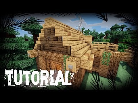 Minecraft: Como hacer una casa Rural (Cabaña) - Tutoriales Construcciones!