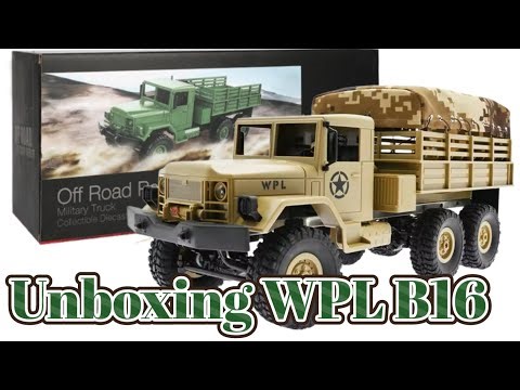 Unboxing the WPL B16 RTR (newest version)
