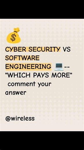 CYBER SECURITY VS SOFTWARE ENGINEERING #computerscience #softwaredevelopment #cybersecurity