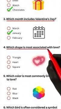 Love ❤️ Quiz - Can you get 6-6 ? | Quiz Part 444