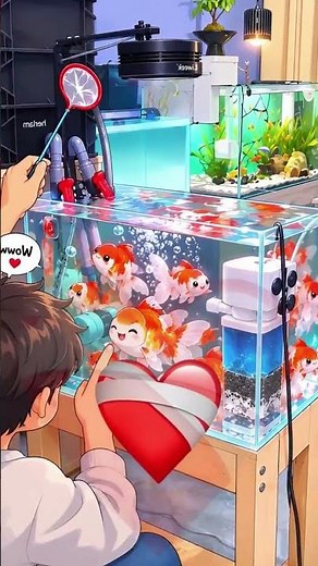 Genius Way to Clean a Fish Tank Without Any Mess! 🐠✨