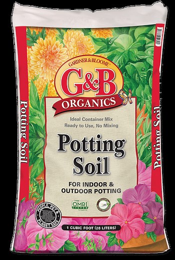 G&B Organics Potting Soil for Indoor & Outdoor Potting