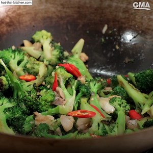 3.9K views · 32 reactions | Pailin Chongchitnant of Hot Thai Kitchen shares an easy way to take your broccoli stir fry to the next level by adding salted fish.  https://gma.abc/2QHOo8h | Good Morning America | Facebook