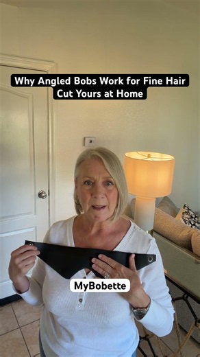 Why Angled Bobs Work for Fine Hair | Cut Yours at Home