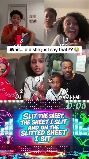 She Said WHAT?? 😭 #FamilyChallenge #Shorts