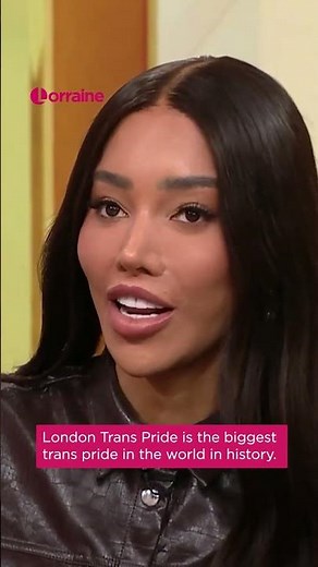 Munroe Bergdorf talks about the importance of events such as London Trans Pride 🏳️‍⚧️❤️ #lorraine