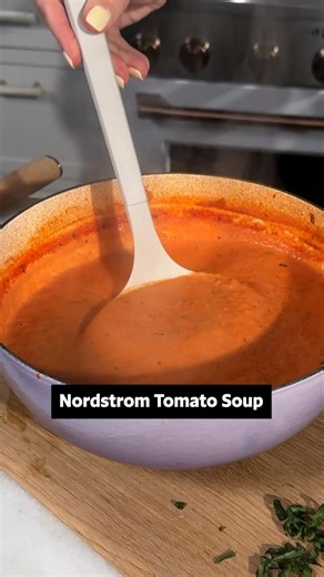 What if we told you the best tomato soup recipe comes from a department store? 🛍️ Nordstrom Tomato Soup might have a short ingredient list, but it has a whole lot of flavor! 🤌🍅 It’s typically served with a Parmesan crostini, but if that’s not for you, grilled cheese is great too. For the full recipe details, head to the link in the @allrecipes bio! 🧑‍🍳: @guacmylife #nordstrom #tomatosoup #tomatoes #soup #souprecipes | Allrecipes