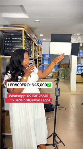 LED800PRO Ring Light Available for N45,000 in Lagos