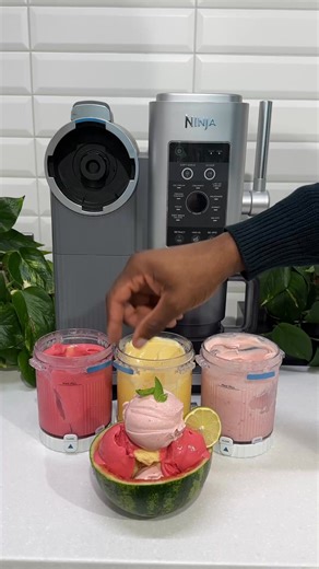 Fruchteis? Mit der Ninja Swirl by CREAMi kein Problem mehr - einfach Obst zum Fruchtsorbet verwandeln! 🍦❄️ | Ninja Deutschland