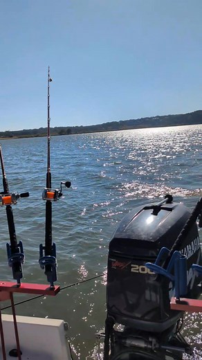 New Smackdown rod holders working great with a 12 pole spread. | Freedom Express Fishing Charter & Guide