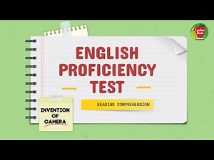 EPT REVIEWER 2022 |READING COMPREHENSION |WITH ANSWERS|INVENTION OF CAMERA|ACTUAL TEST|TEACHER JHEAN