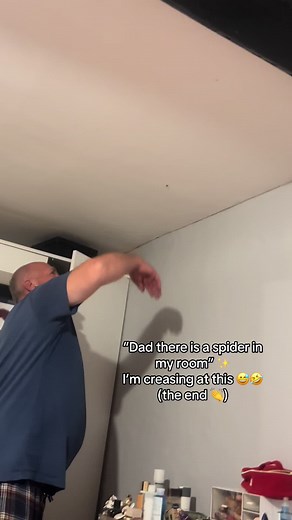A full on dance routine to kill the spider …… #dad#dadsoftiktok #spider #funny #crying #fyp #foryou #iconic