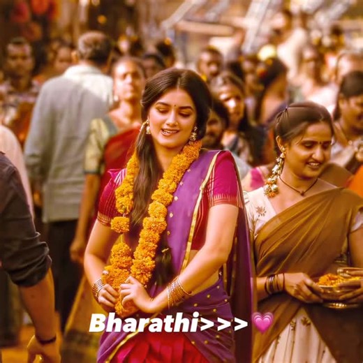 Templates on Instagram: "@bhagyashriiborse as bharathi💗🌝"