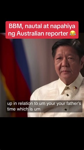 BBM Nauutal sa Interview ng Australian Reporter